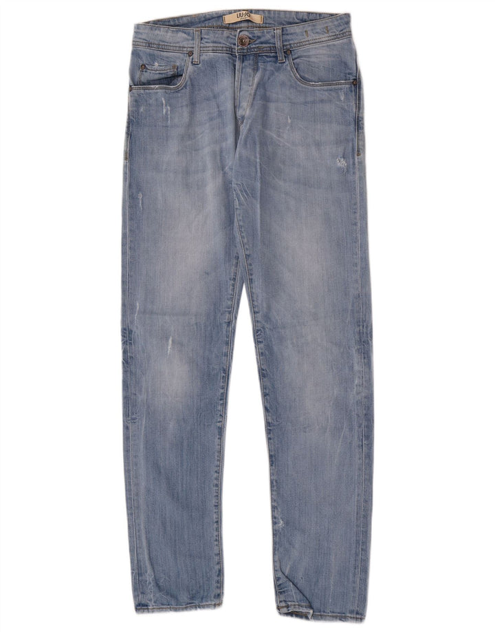 Liu Jo Jean Slim W30 L32 Bleu Coton Homme
