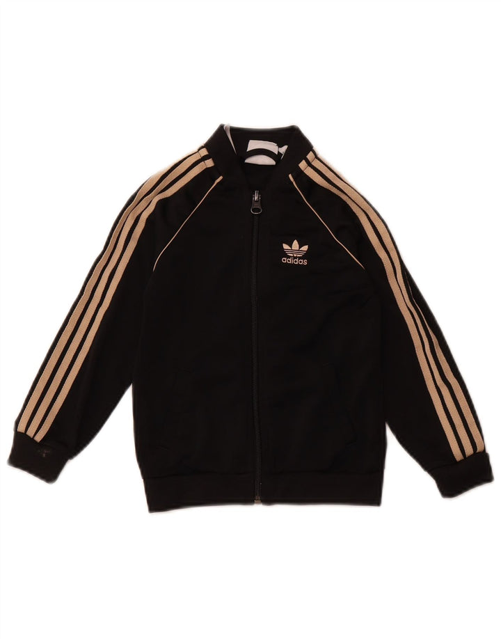 ADIDAS Veste de survêtement pour garçon 2-3 ans Noir Polyester