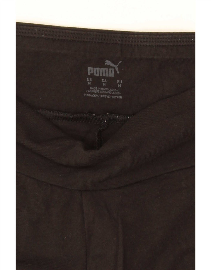 Puma Short de sport graphique pour femme UK 12 Noir moyen