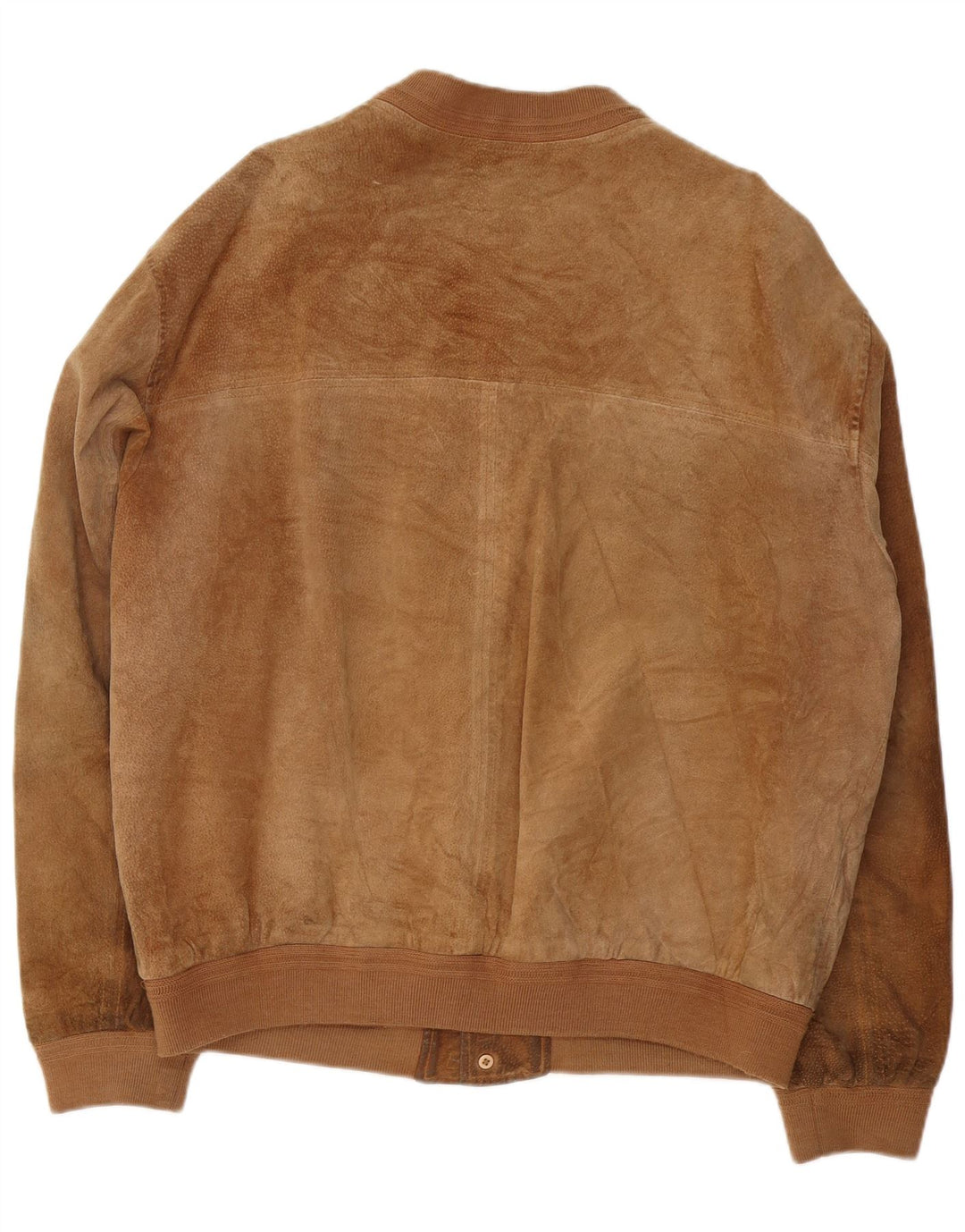 Essebi Blouson Bomber En Daim Homme IT 54 2XL Cuir Marron