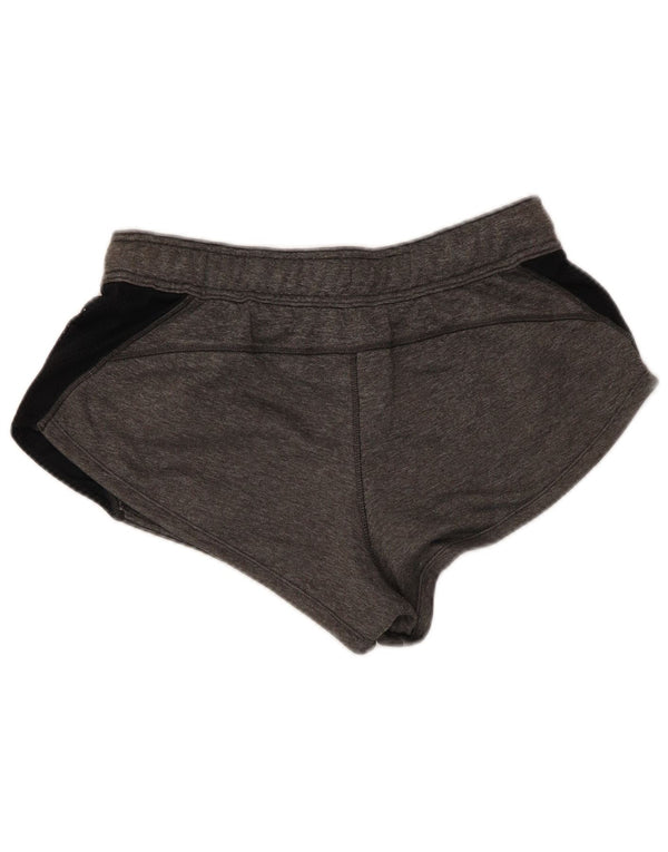 Under Armour Short de sport pour femme UK 14 Polyester gris moyen colour block
