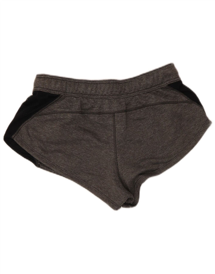 Under Armour Short de sport pour femme UK 14 Polyester gris moyen colour block