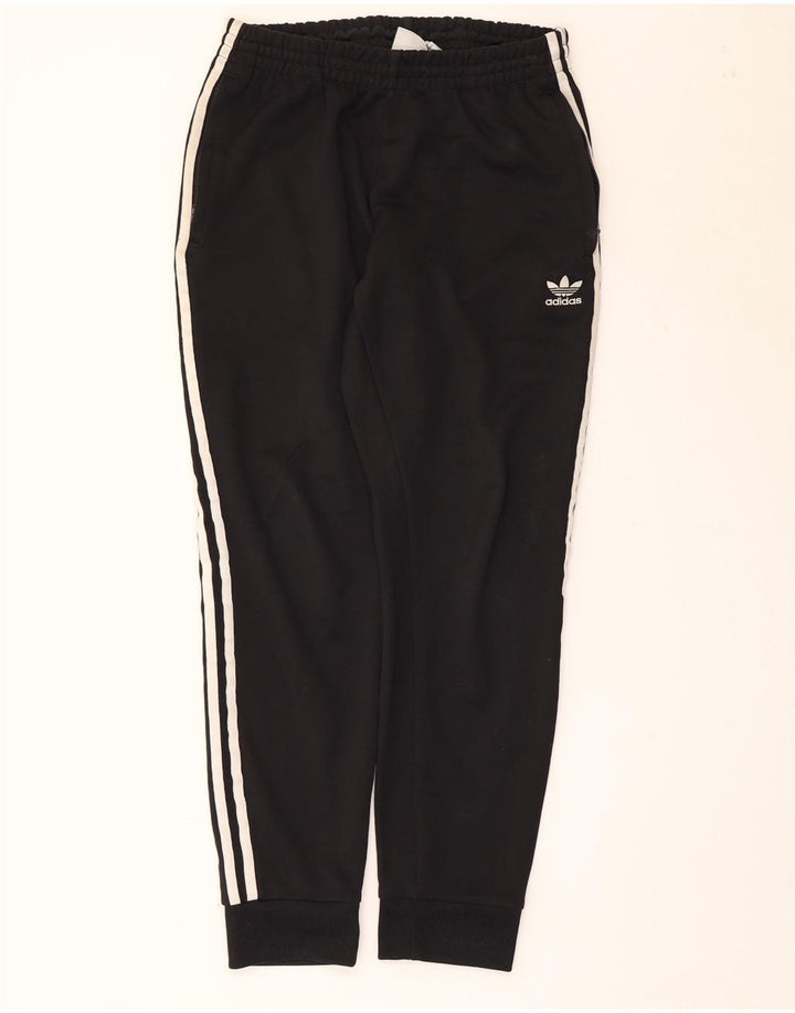Adidas Pantalon de survêtement pour femme Joggers UK 14 Medium Noir Polyester