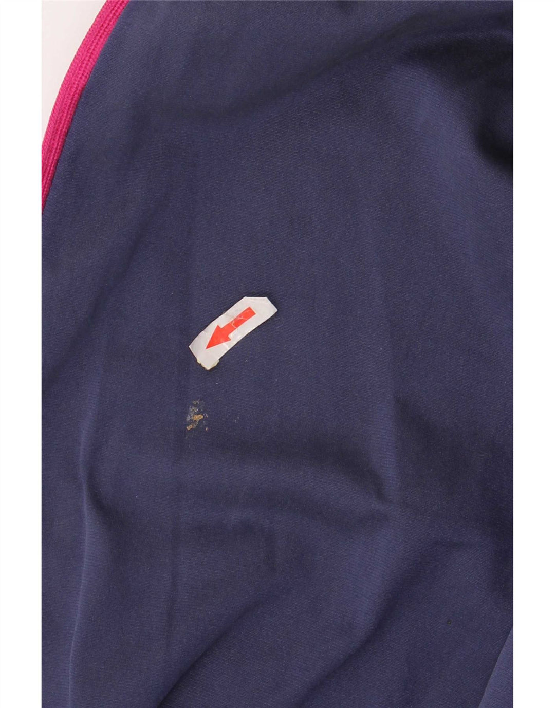 Asics Veste de survêtement graphique pour hommes, grand, bleu marine, colour block