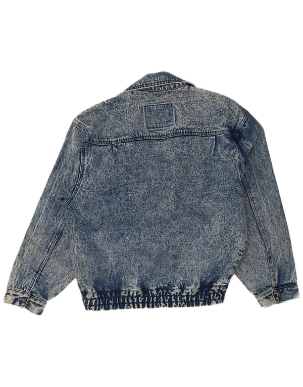 Boxer Homme Veste en Jean UK 36 Petit Bleu Coton