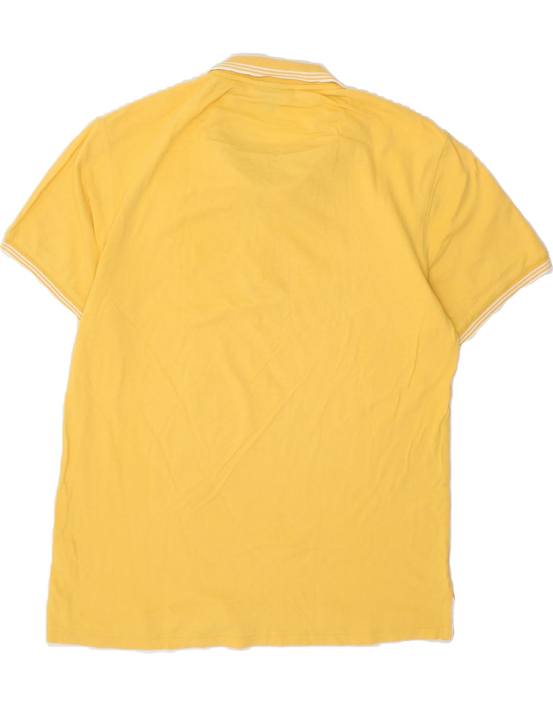 MARLBORO CLASSICS Mens Polo Shirt Large Yellow Cotton Vintage Marlboro Classics and Second-Hand Marlboro Classics from Messina Hembry 