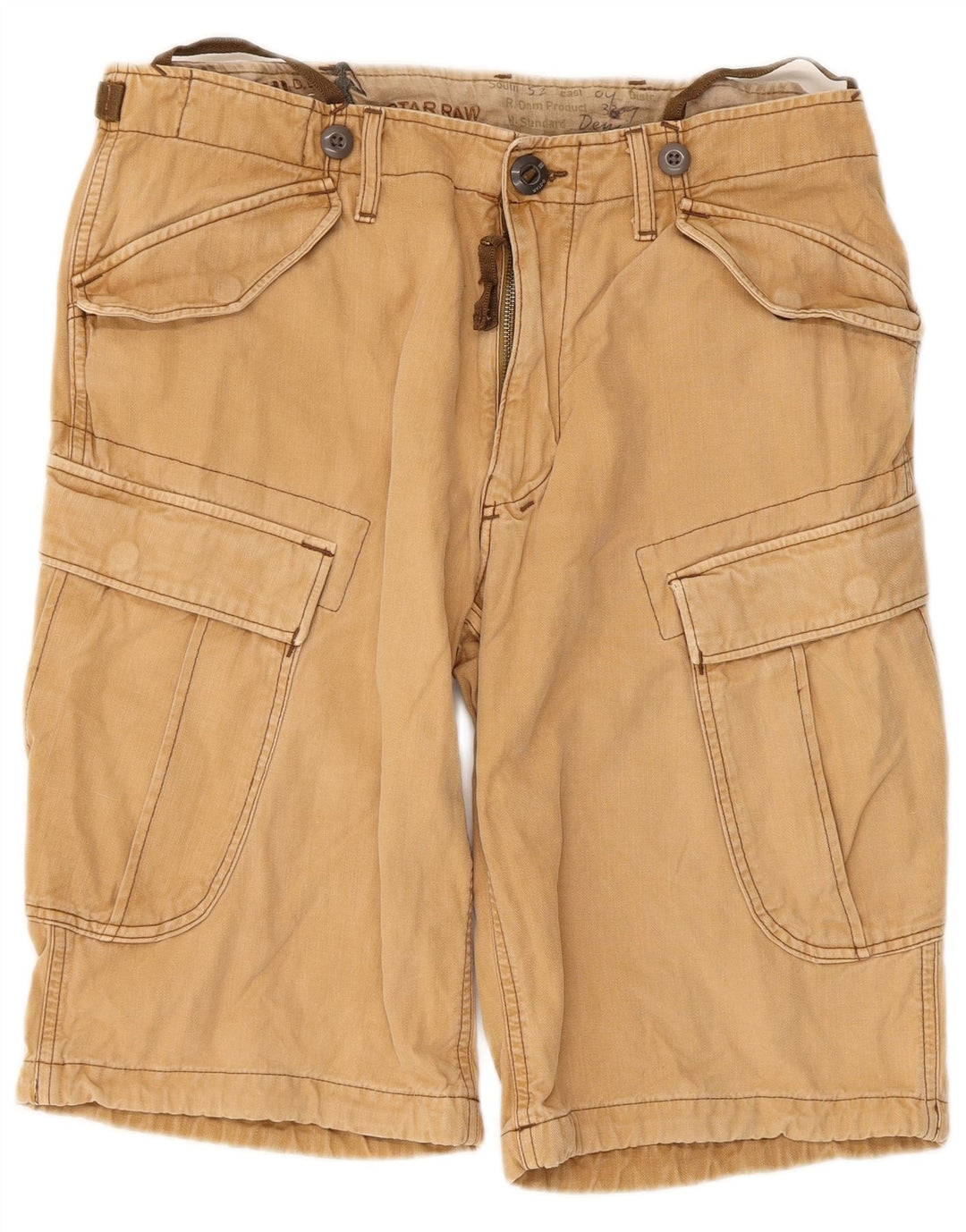 G-Star Short Cargo Homme XL W38 Coton Beige