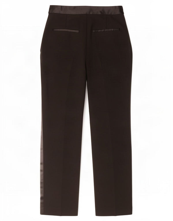 Pantalon de costume fuselé Zara Femme Petit W26 L27 Noir Polyester