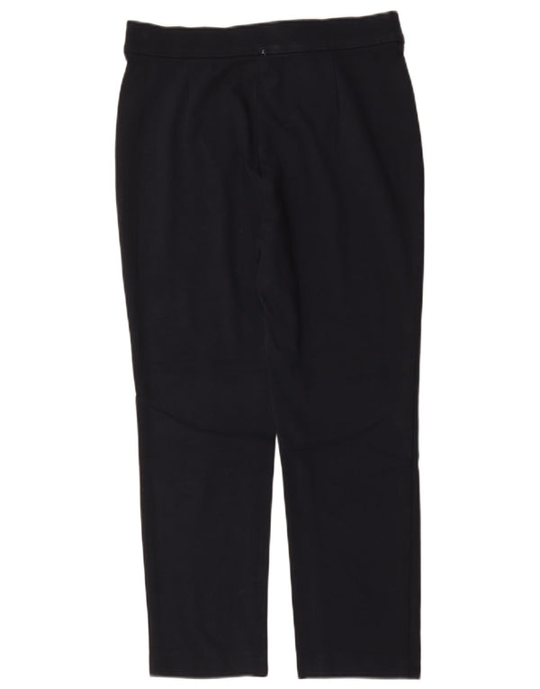 Marks & Spencer Pantalon court slim pour femme UK 12 Medium W30 L26 Bleu marine
