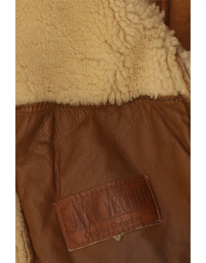 Ponte Vecchio Veste en peau de mouton pour homme IT 54 2XL Marron
