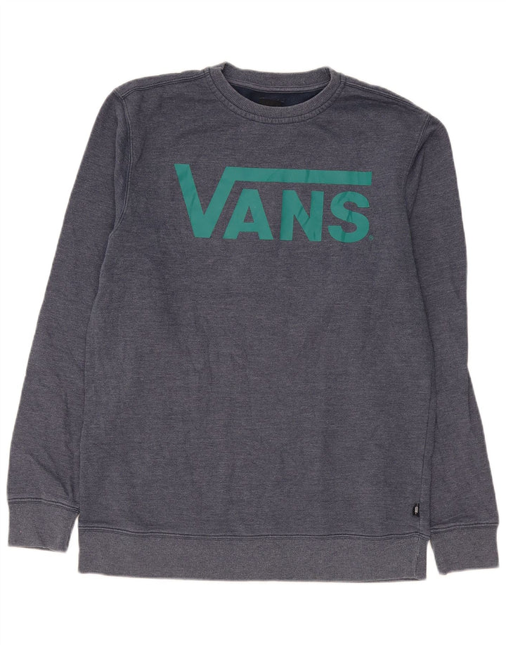 Vans Sweat-shirt graphique en coton bleu marine moyen pour homme