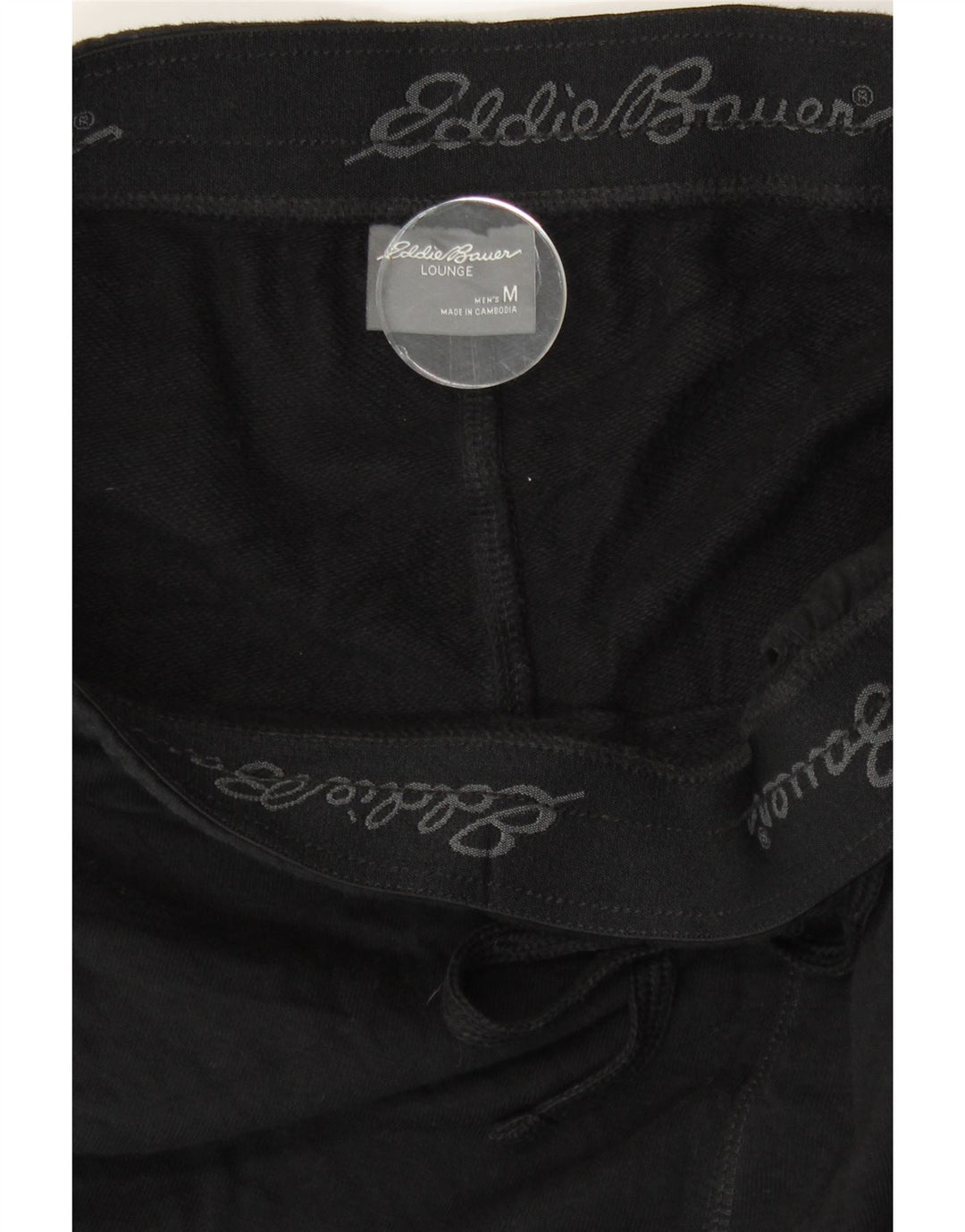 Eddie Bauer Short de sport pour homme en coton noir moyen