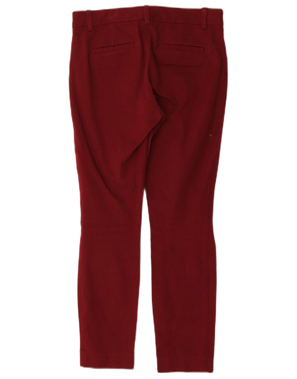 Gap Pantalon décontracté skinny à la cheville pour femme US 2 XS W30 L27 Coton bordeaux