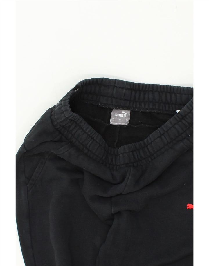 PUMA Mens Tracksuit Trousers Joggers Small  Black Cotton Vintage Puma and Second-Hand Puma from Messina Hembry 