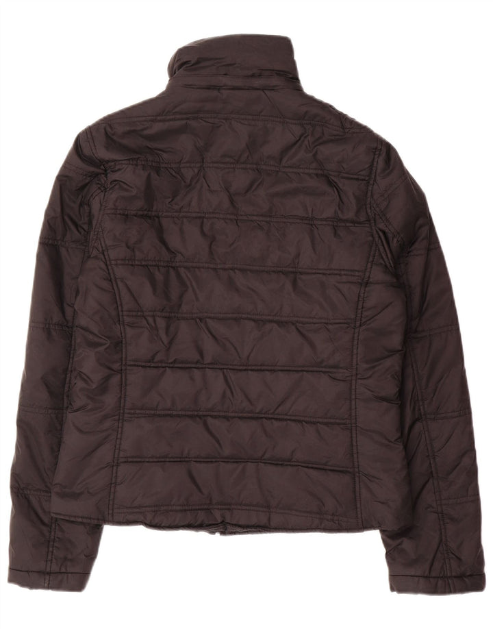 Zara Veste rembourrée pour femme UK 16 Large Nylon Noir