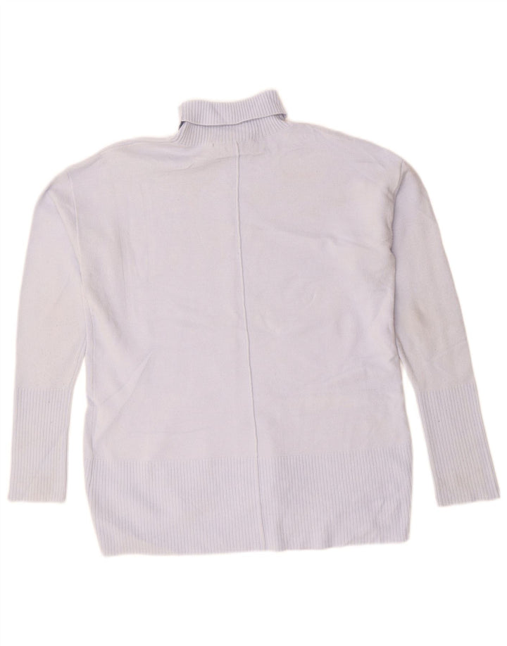 FRENCH CONNECTION Pull col roulé pour femme UK 10 Petit Violet
