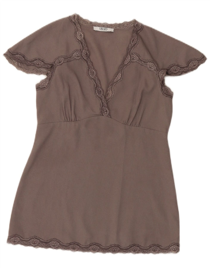 Liu Jo Chemisier pour femme UK 8 Small Gris