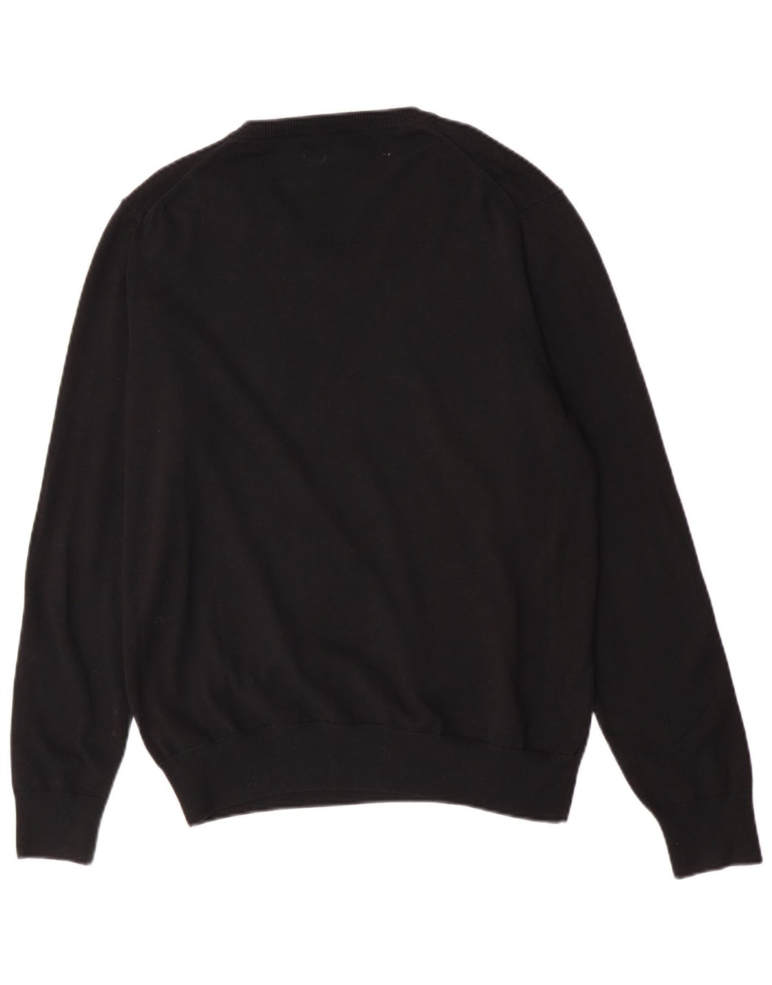 Marks & Spencer Pull col V pour homme en coton noir Taille L