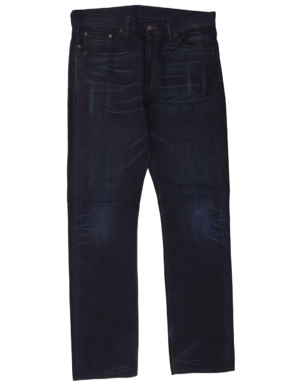 Levi's Jean Droit 513 Homme Bleu Marine W36 L34 Coton