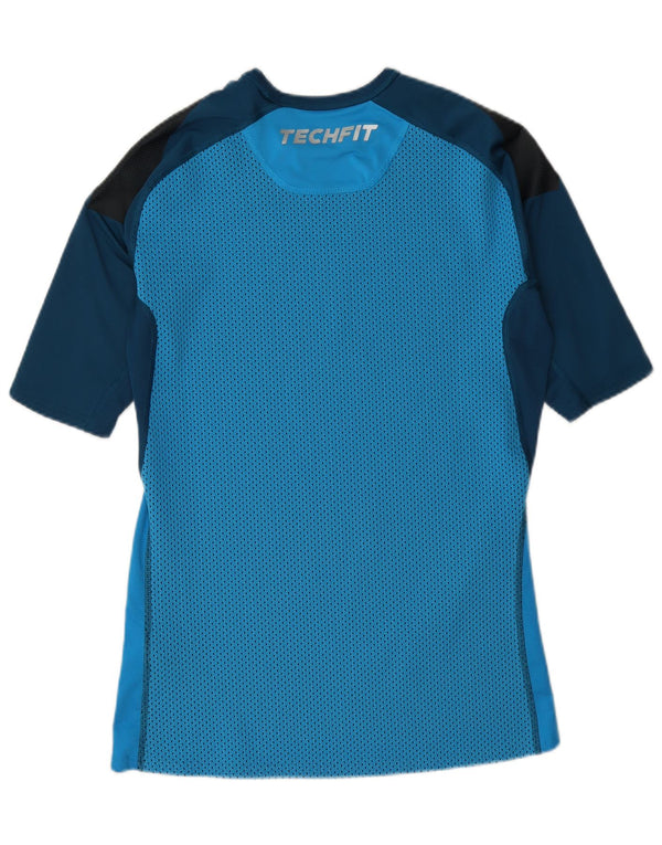 Adidas Hommes Climacool T-Shirt Top XL Bleu Colorblock Polyester