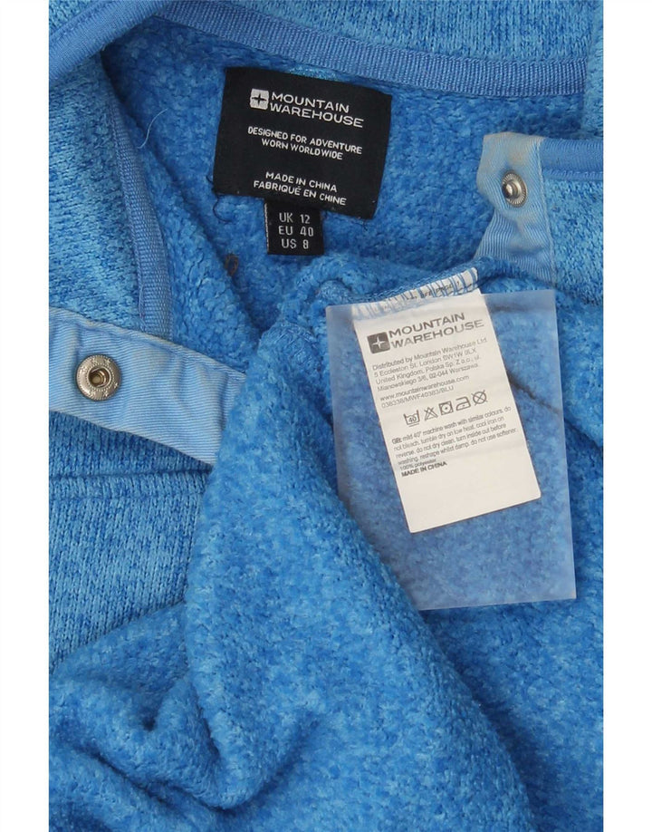 Mountain Warehouse Sweat-shirt pour femme UK 12 Bleu moyen moucheté