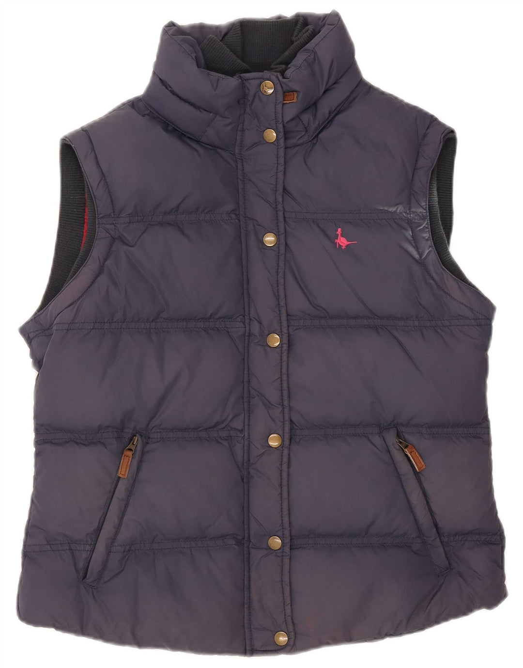 Jack Wills Gilet rembourré pour femme UK 14 Large Bleu marine