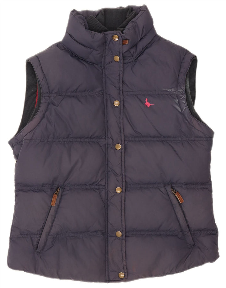 Jack Wills Gilet rembourré pour femme UK 14 Large Bleu marine