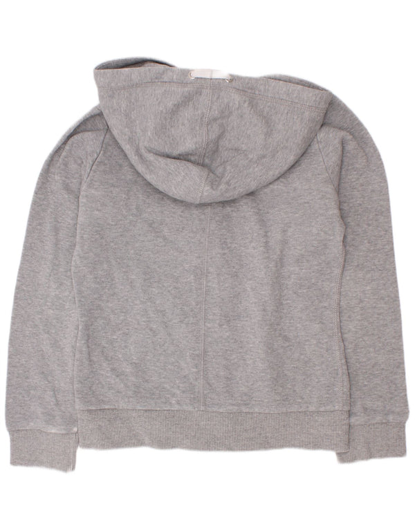 Champion Pull à capuche zippé graphique pour fille 7-8 ans Petit gris moucheté