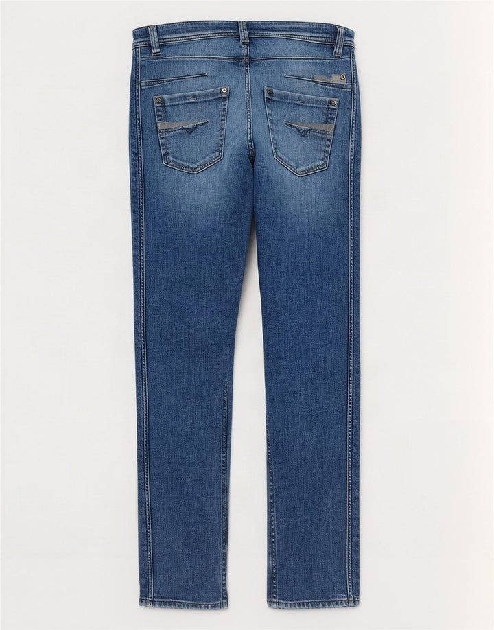 Diesel Jean Darron Slim Droit W30 L32 Homme Bleu Coton