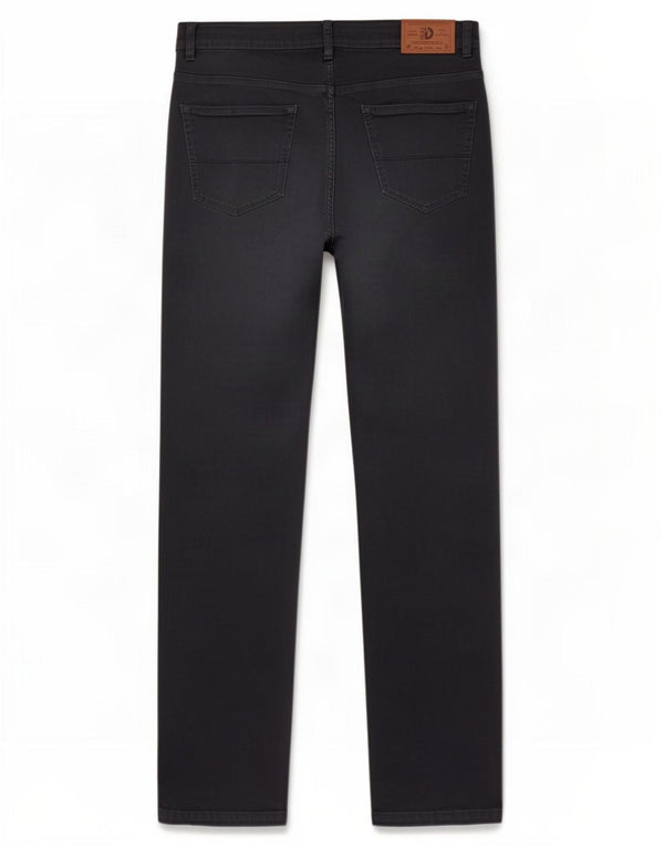 Dack's Pantalon décontracté coupe slim pour homme IT 48 Medium W32 L31 Bleu marine Coton