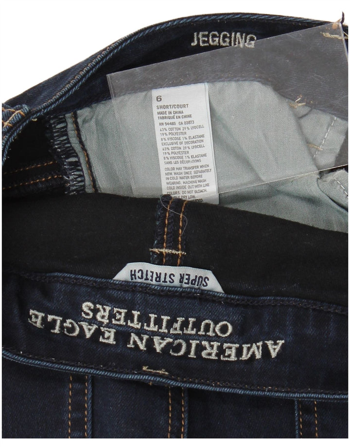 AMERICAN EAGLE Womens Jegging Jeans US 6 Medium W30 L28 Navy Blue Cotton Vintage American Eagle and Second-Hand American Eagle from Messina Hembry 