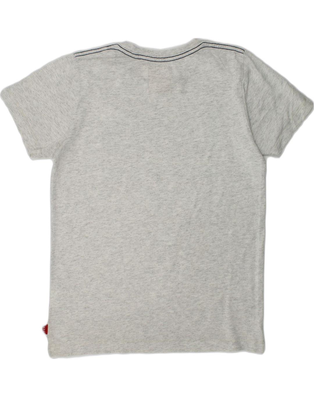 LEVI'S Boys Graphic T-Shirt Top 11-12 Years Grey Flecked Polyester | Vintage Levi's | Thrift | Second-Hand Levi's | Used Clothing | Messina Hembry 