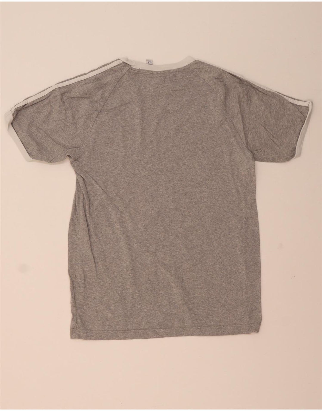Adidas T-Shirt Homme Gris Moyen Coton