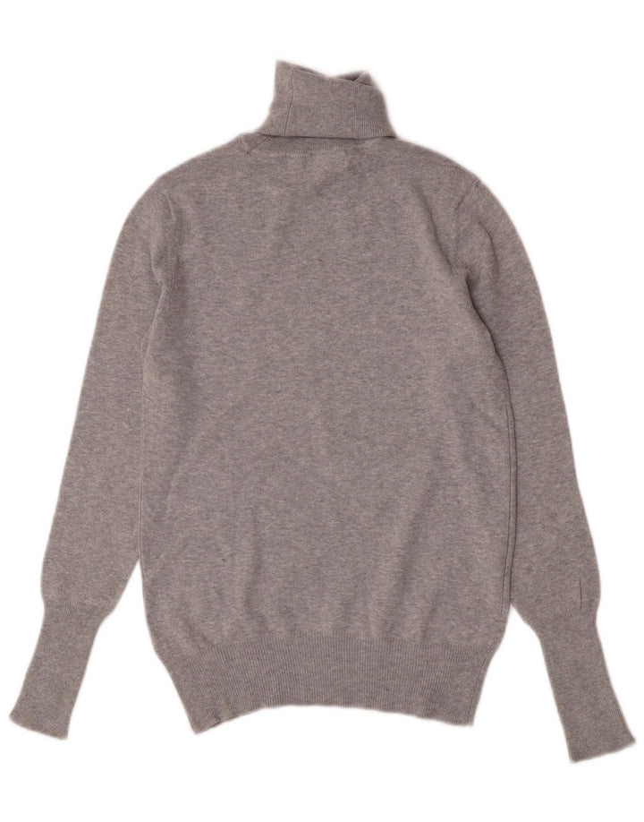 Zara Pull col roulé pour femme UK 12 Gris moyen
