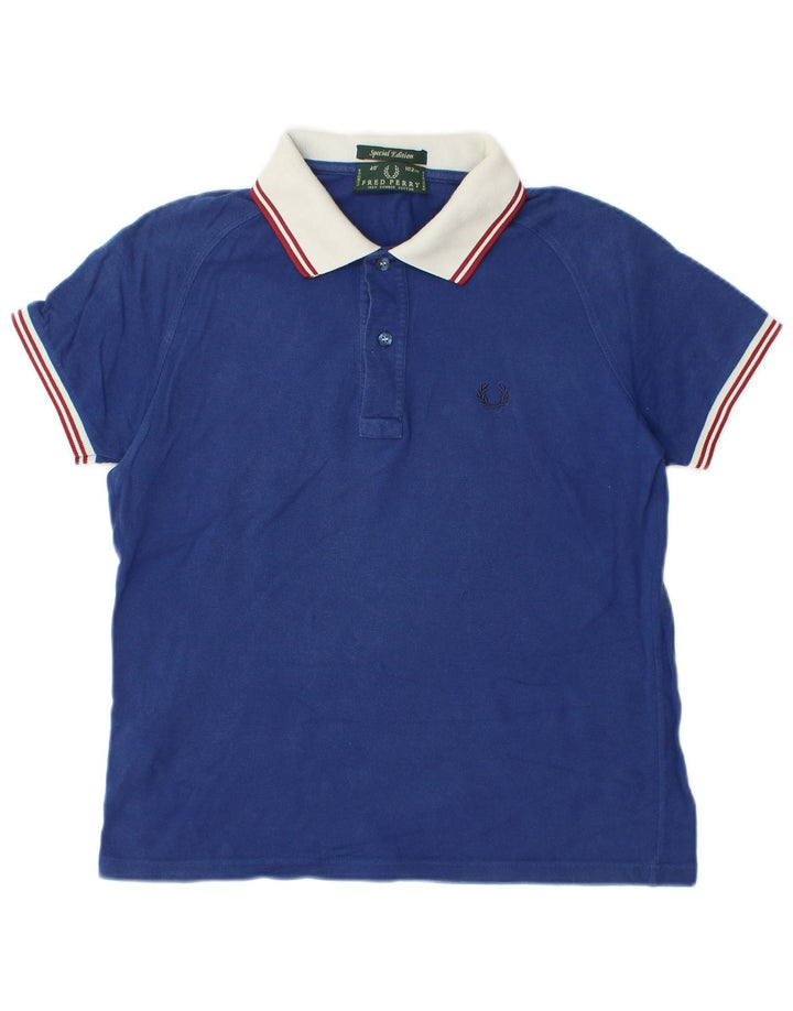 FRED PERRY Polo Homme Petit Bleu Coton