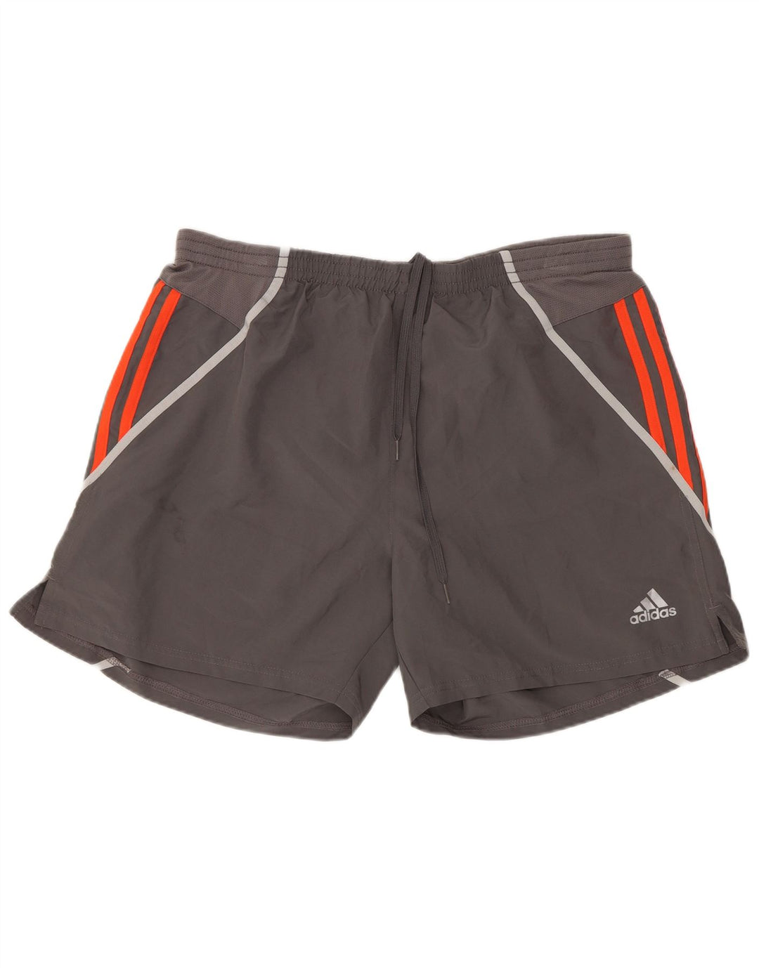 Adidas Short de bain pour homme en polyester color block gris moyen
