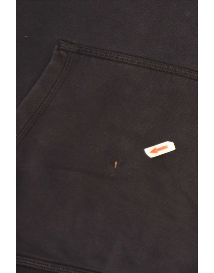 Nike Pull à capuche pour homme en coton noir moyen