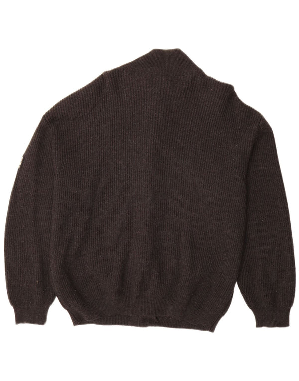 NAVIGARE Pull Cardigan Homme XL Laine Noir