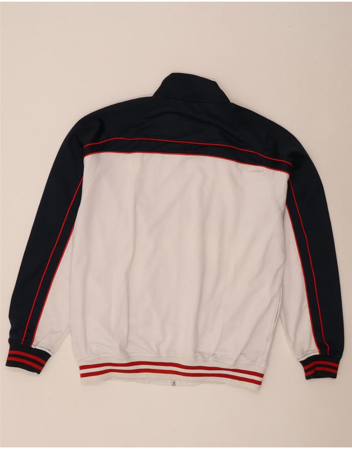 Kappa Veste de survêtement pour homme 2XL Blanc Colorblock Polyester