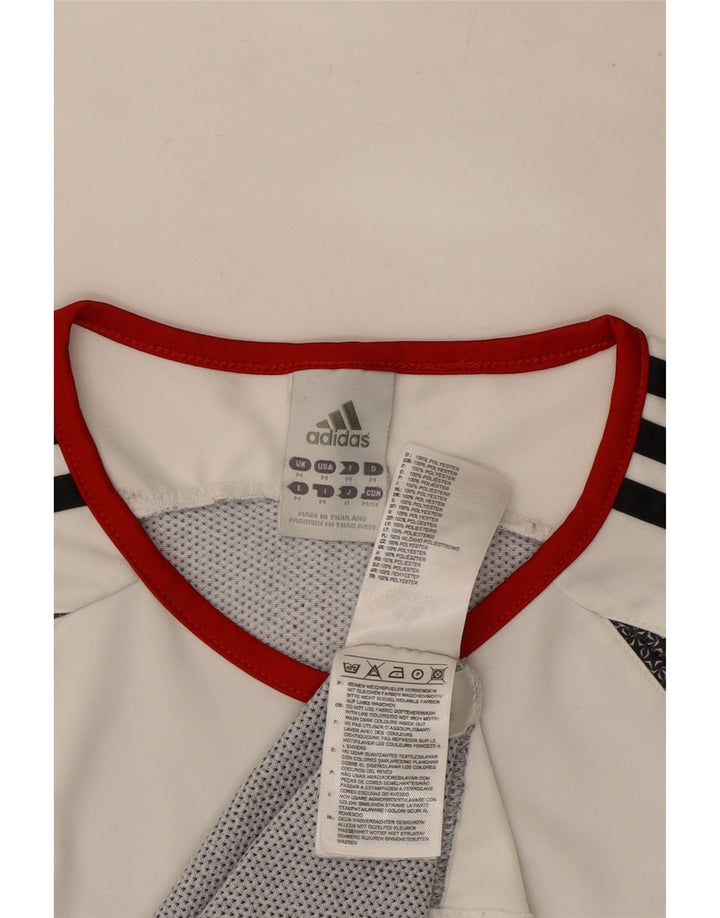 Adidas Hommes Climacool T-Shirt Haut Moyen Blanc Colorblock Polyester