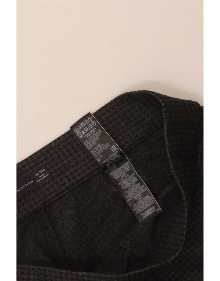 Marks & Spencer Pantalon décontracté pour femme UK 12 Medium W30 L29 Gris