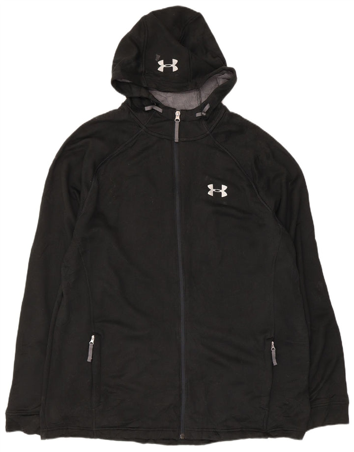 Under Armour Pull à capuche zippé XL Homme Noir Polyester
