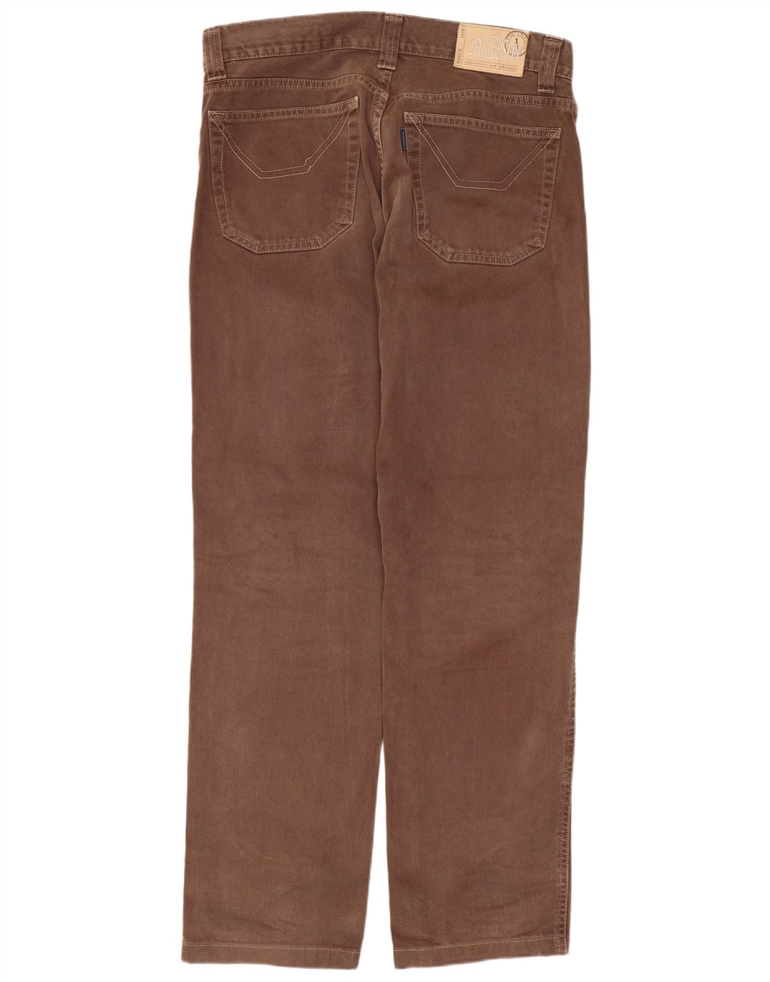 Jeckerson Jean droit homme W33 L30 marron coton