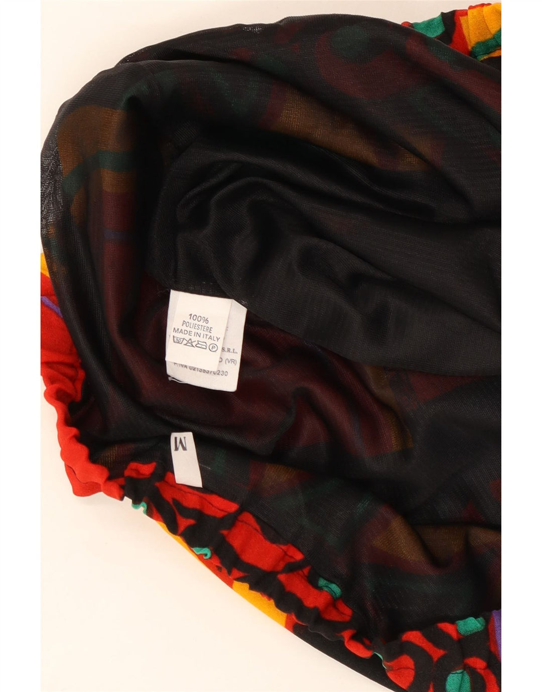 jupe plissée femme vintage Medium W30 Polyester géométrique multicolore