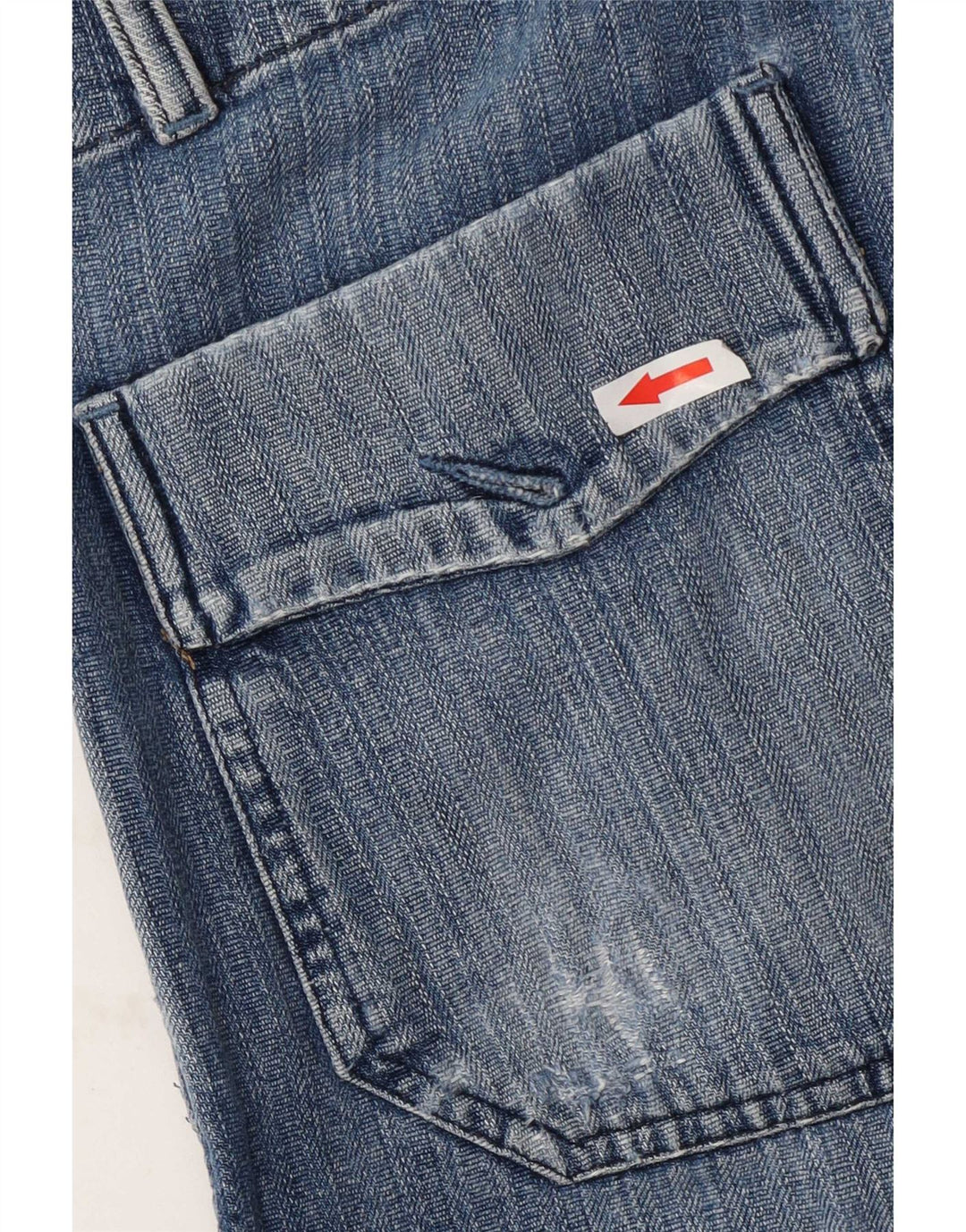 Jean Bootcut Femme Diesel W28 L34 Bleu Coton