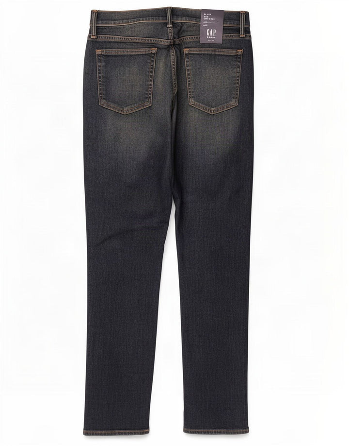Gap Jean Slim Stretch Homme W34 L32 Bleu Coton