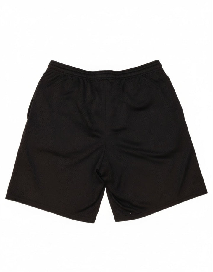 Champion Short de Sport Homme Noir Moyen Polyester