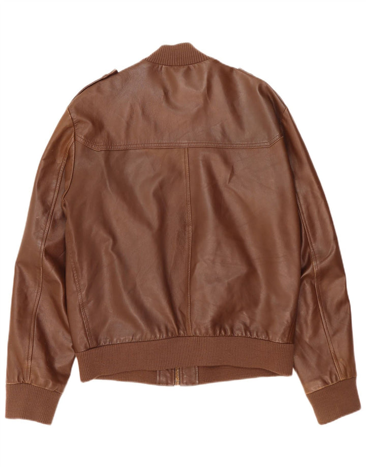 Conbipel Veste en Cuir Homme IT 52 Grand Cuir Marron