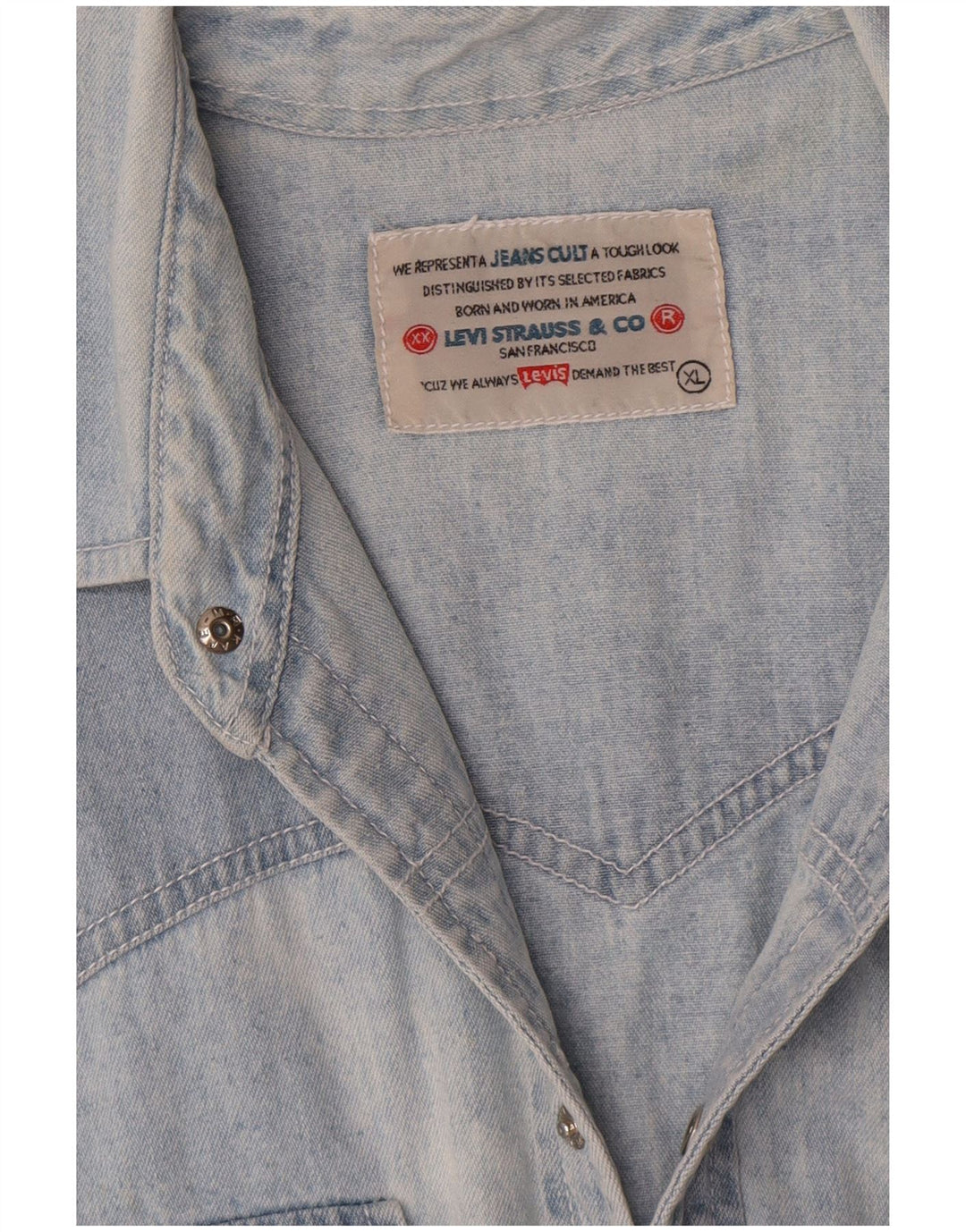 Levi's Chemise en Jean XL Homme Bleu