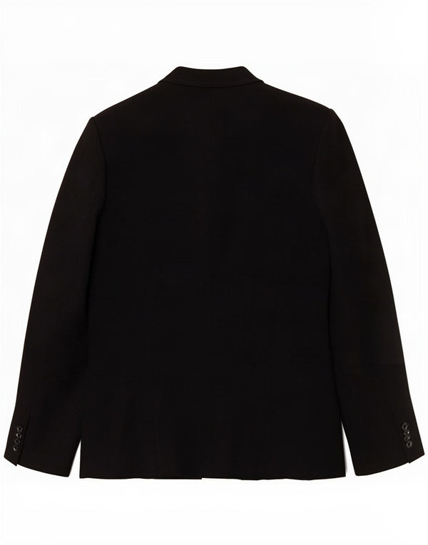 Laura Ashley Veste blazer 1 bouton pour femme UK 8 Small Noir Viscose